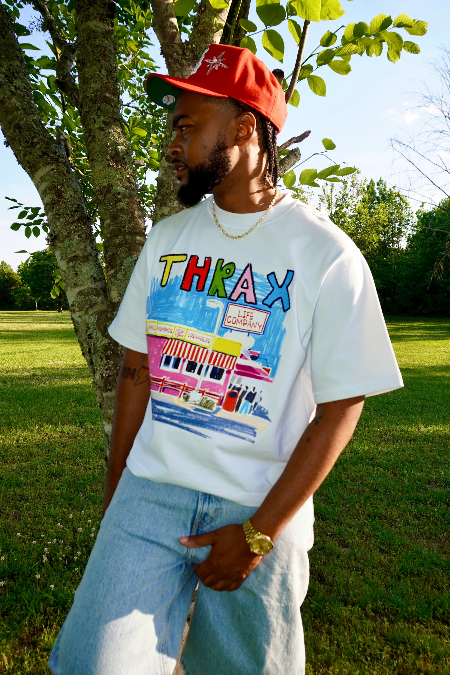 GRAND OPENING REVERSED STITCHED TEE