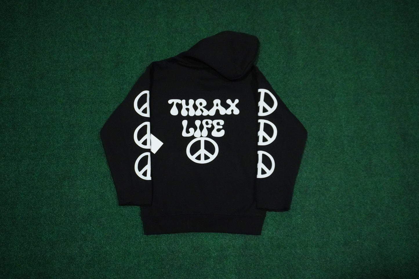Peace Hoodie Set (Black)