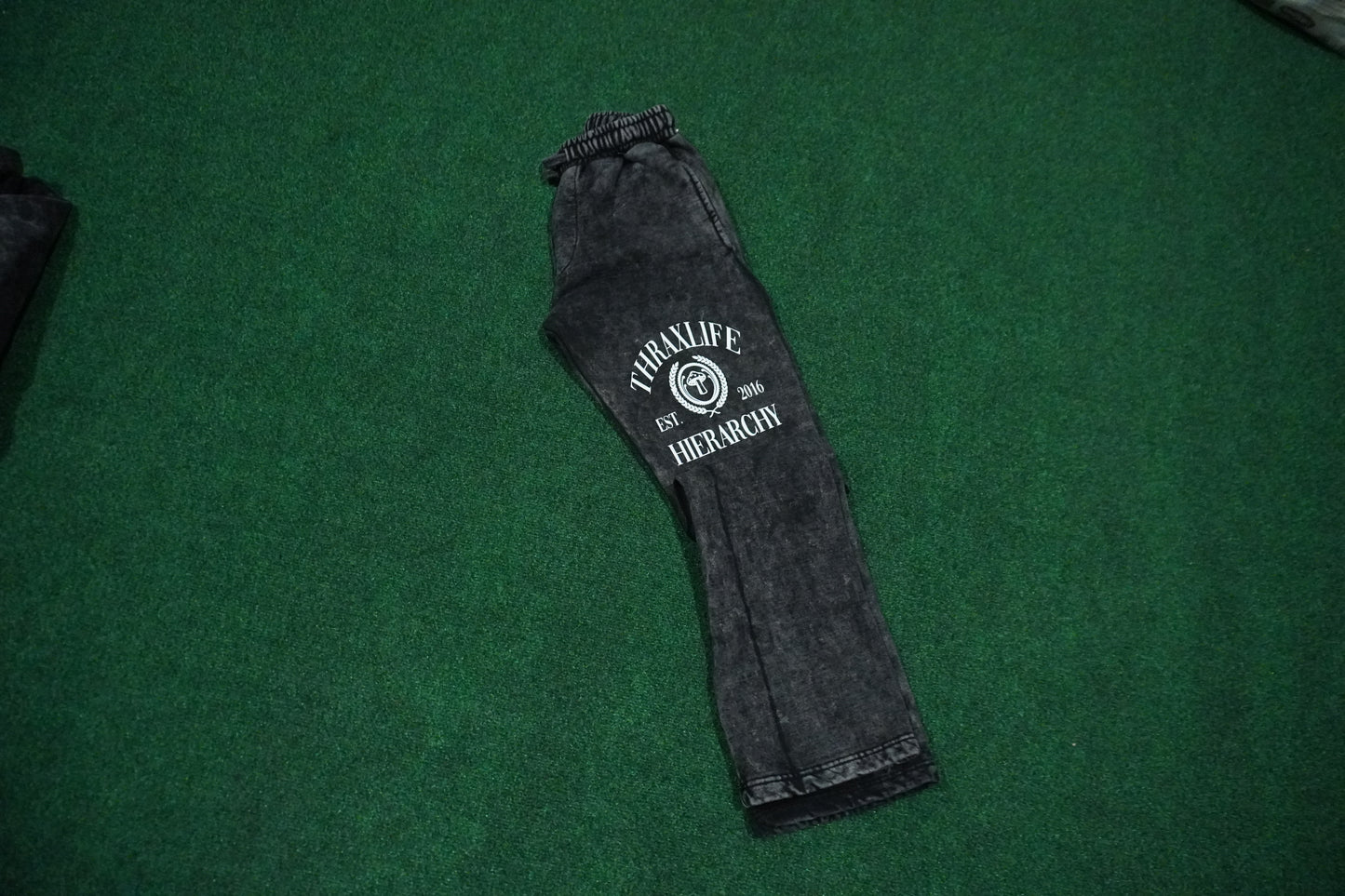 Black Acid Washed Stacked Set