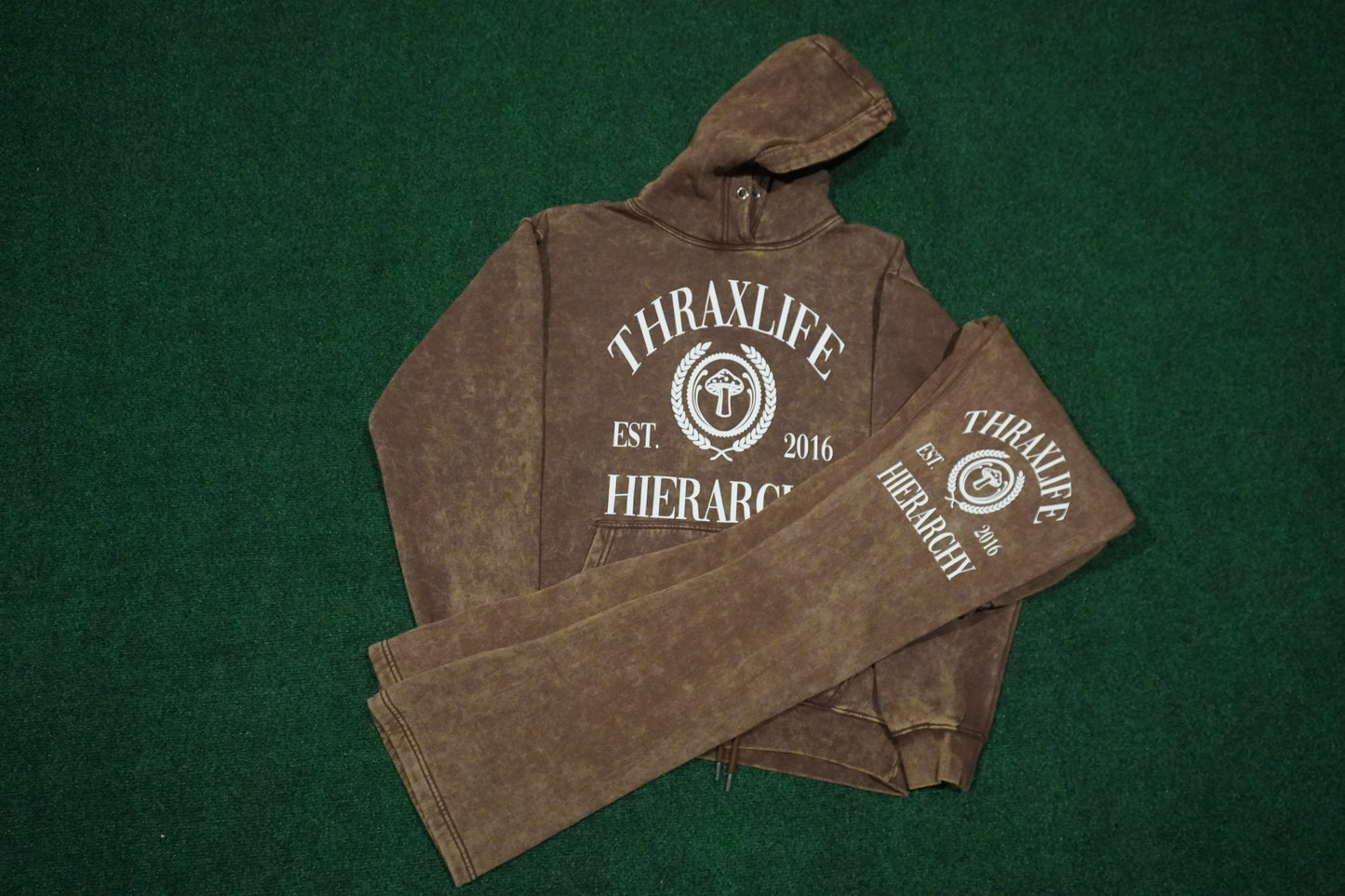 Brown Acid Washed Stacked Set