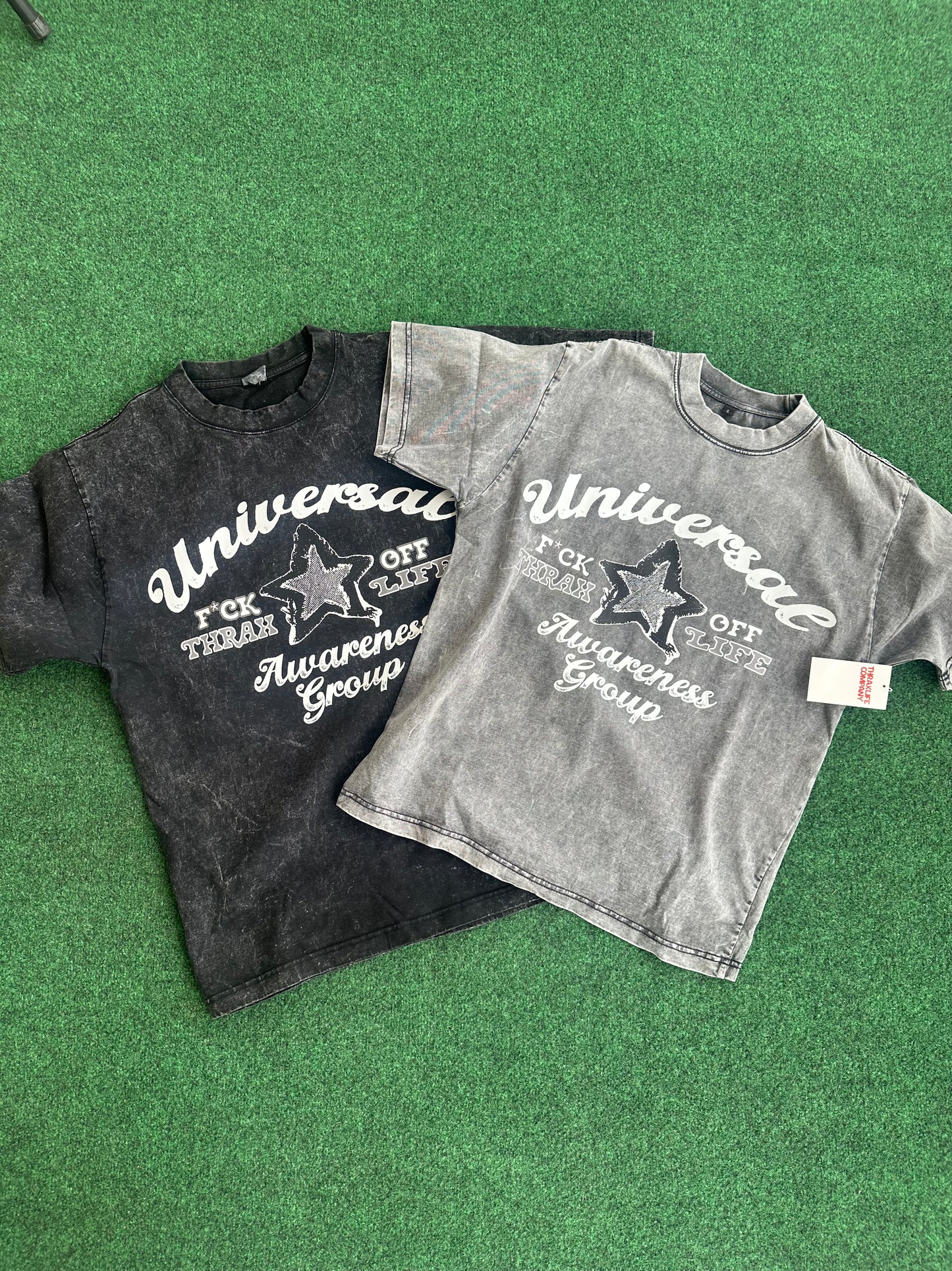 UNIVERSAL ACID WASHED TEE FADED GREY