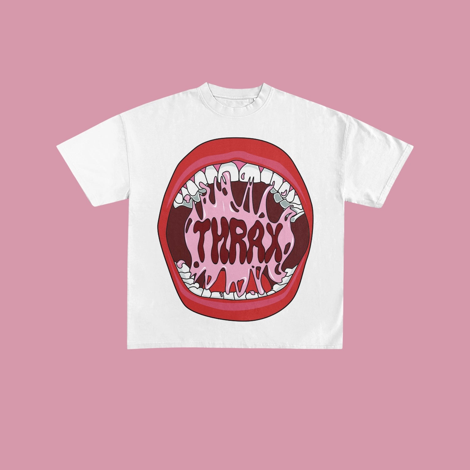 NO MANNERS GARMET DYE TEE WHITE