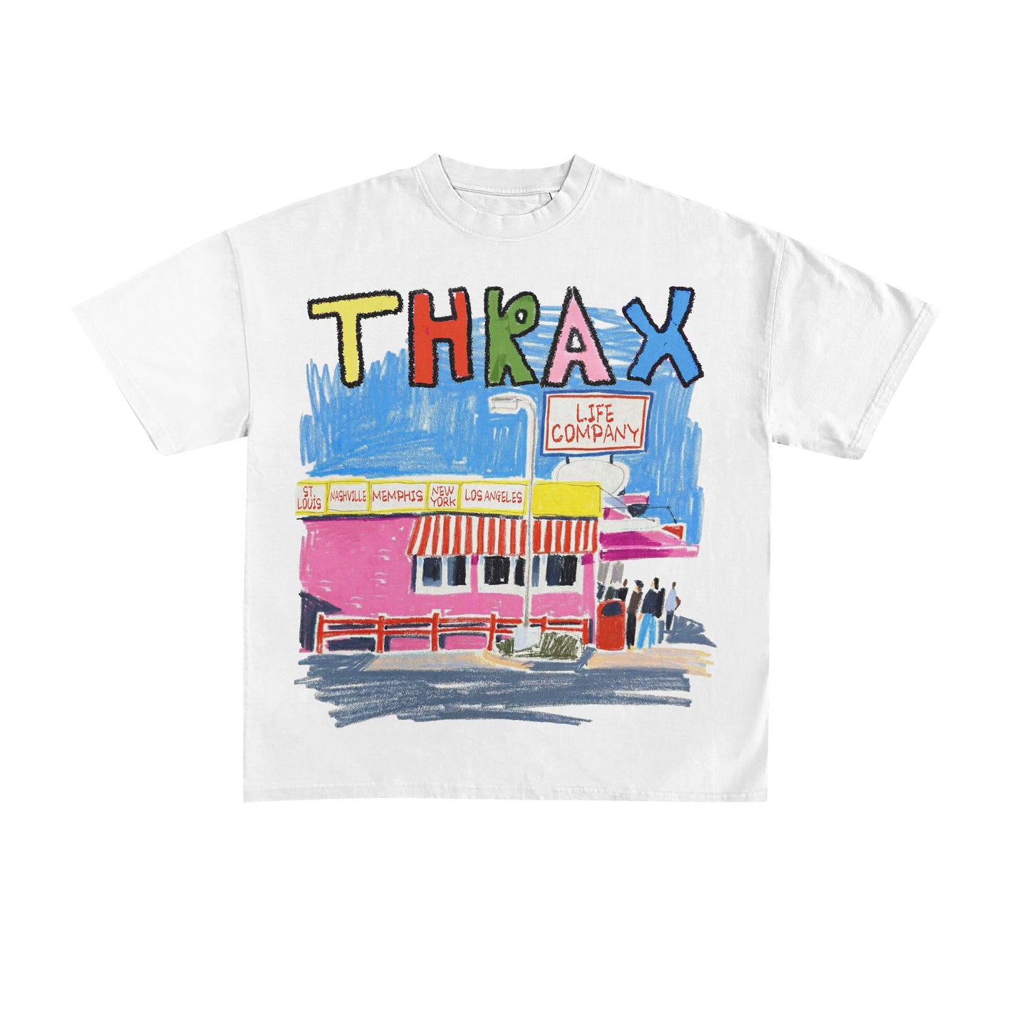 GRAND OPENING REVERSED STITCHED TEE