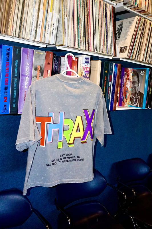 THRAX MADE IN MEMPHIS ACID WASHED TEE