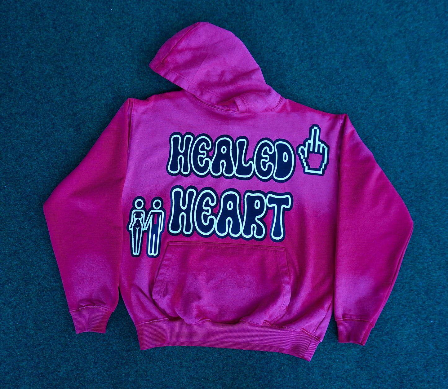 'Healed' Red Sundried Hoodie