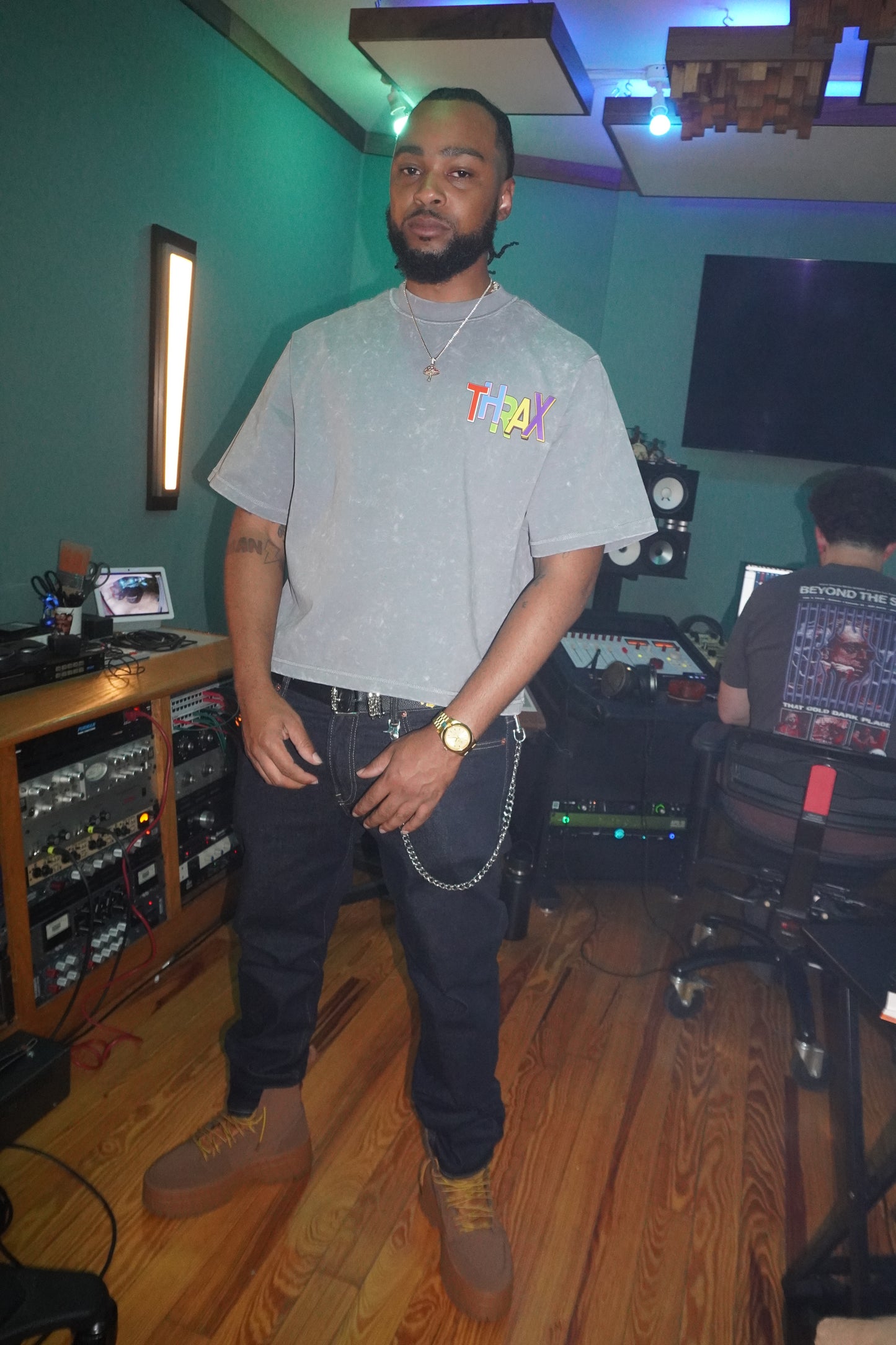 THRAX MADE IN MEMPHIS ACID WASHED TEE