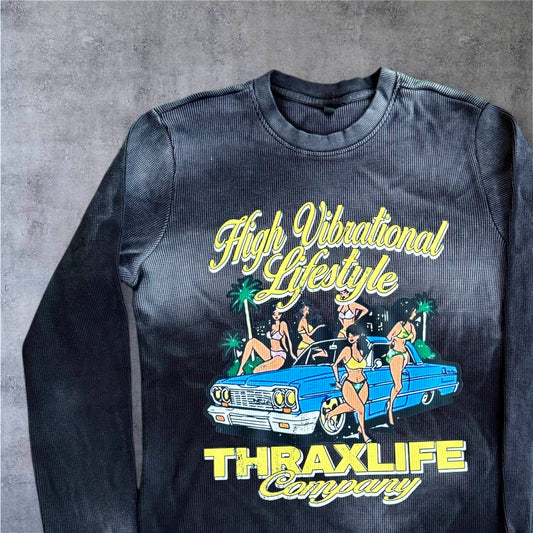 HIGH VIBES ACID WASHED THERMAL (BLACK)