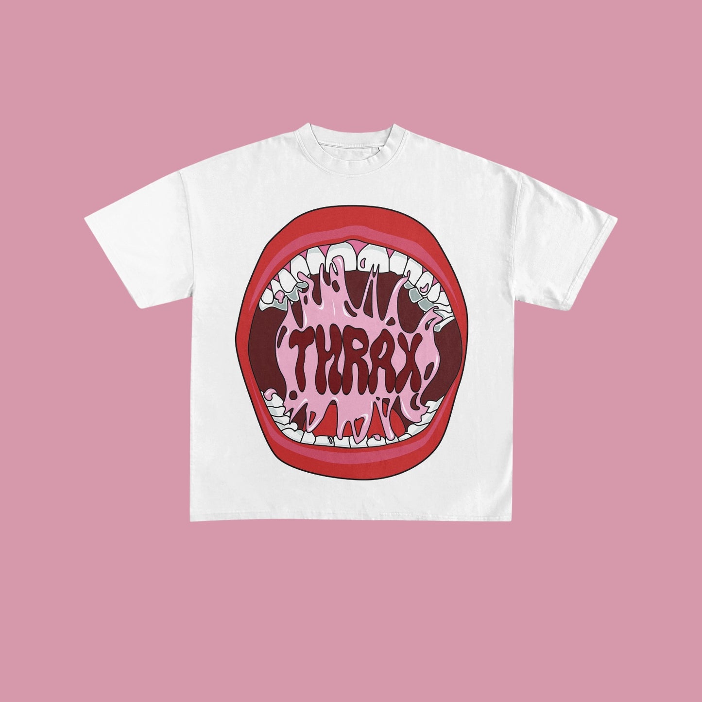 NO MANNERS GARMET DYE TEE WHITE