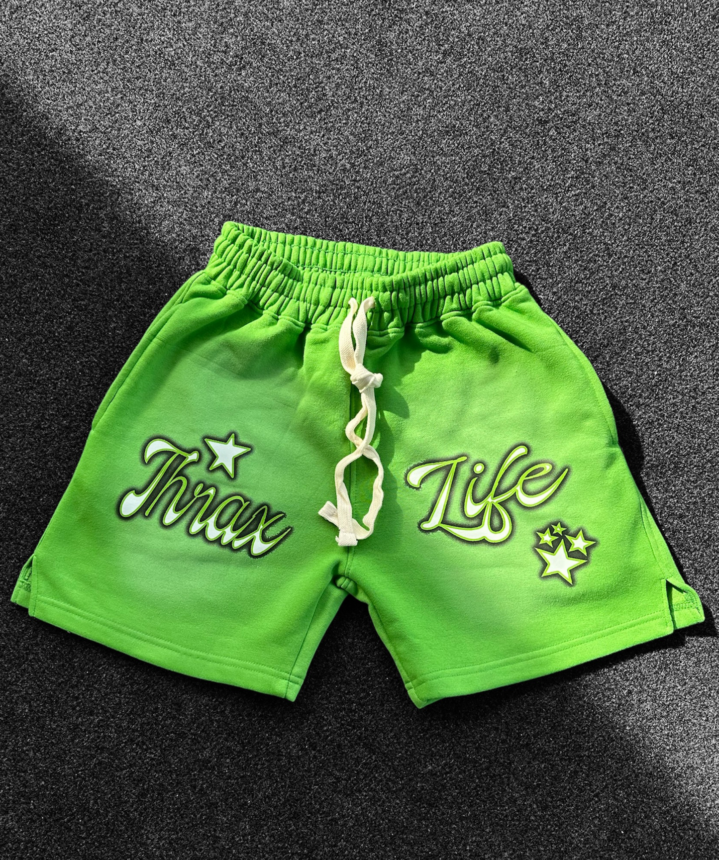 "LEGENDARY THRAX" SHORTS Stoned Green